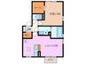 リビングタウン阿倉川　N 1LDKの間取り
