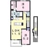 アイルウインド　Ｂ 2LDKの間取り