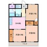 第三セントラルビル 3DKの間取り