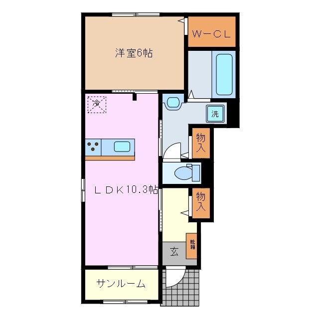間取り図 トレノ　カーサ　Ⅱ