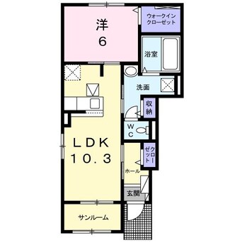 間取図 トレノ　カーサ　Ⅱ