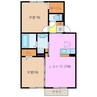 アリビオ東日野 2LDKの間取り
