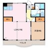 ユーレジデンスサンスター 1LDKの間取り