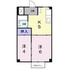 シングルハウスＫ 2Kの間取り