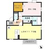 リビングタウン阿倉川Ｌ棟 1LDKの間取り