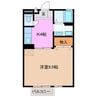 サングリーン 1Kの間取り
