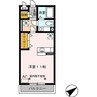 セーリング Ⅴ　A 1Rの間取り