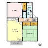 サンガーデン南四日市　C 2LDKの間取り