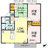 マイ・キャッスル　B 3LDKの間取り