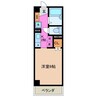 エスパシオ安島 1Kの間取り