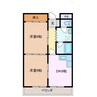 第三セントラルビル 2DKの間取り