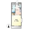 ＳＵＮ　ＢＲＩＧＨＴ さかⅡ 1DKの間取り