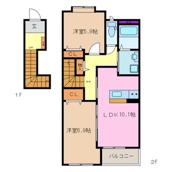 間取図 サンロワール　B