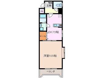 間取図 タウンエステート西浦
