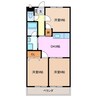 サープラス石塚Ｂ 3DKの間取り