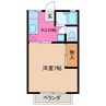 タウン青葉 1Kの間取り