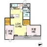 ディーシャンブル日永西 2LDKの間取り