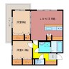 Lavore Trust 2LDKの間取り