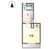 アーバンハイツミスギ 1Kの間取り