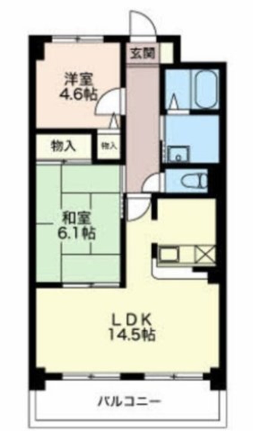 間取図 リバーサイド天白