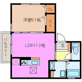 間取図 カマラ