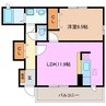 ＦｏｕｒｓｅａｓｏｎｓⅡ 1LDKの間取り