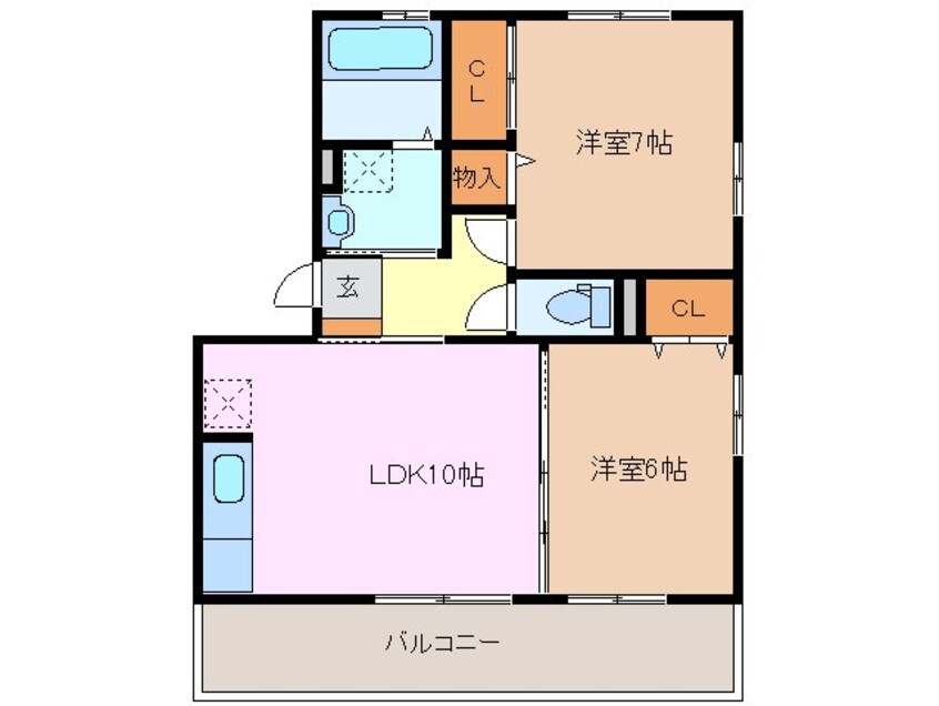 間取図 ウィルモアグッドラックⅤ