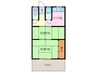 辻原呈様借家 2Kの間取り