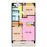 Ｍ’ｓ　２５ 2LDKの間取り