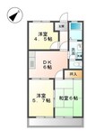 ノーブルタウン 3DKの間取り