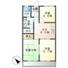 ノーブルタウン 3DKの間取り
