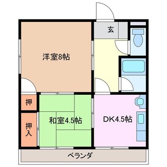 間取図 サンプラザビル