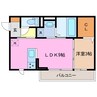 アンファン　ナッツ 1LDKの間取り