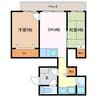 コープ野村四日市（617号室） 2DKの間取り