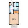 グリーンコート 1Kの間取り