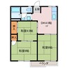 ハイツ山の平 3DKの間取り