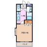フォレスト・ヴィラ Ⅱ 1Kの間取り