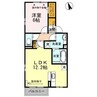 モエム 1LDKの間取り