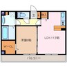 ルミエールＹａｍａｔｏ 1LDKの間取り