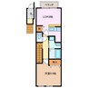 グリーンタウン2番館 1LDKの間取り