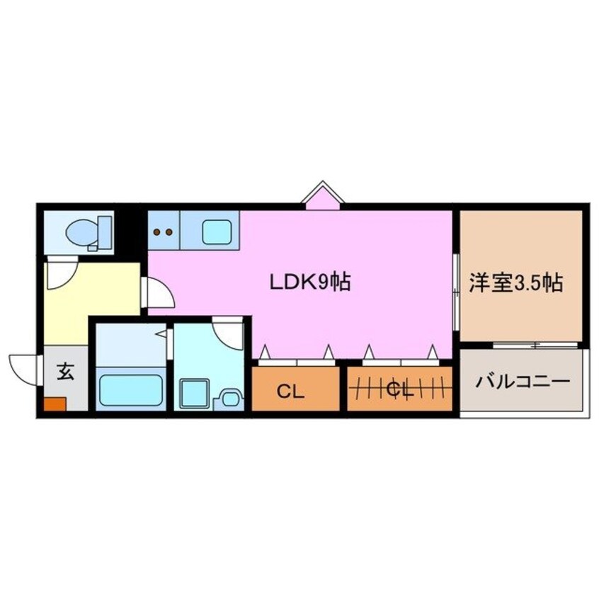 間取図 LECOCON四日市Ⅶ