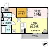 サニースペース 1LDKの間取り