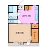 ノーブル松本 1LDKの間取り