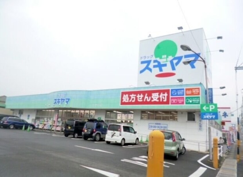ドラッグスギヤマときわ店（閉店）(ドラッグストア)まで1319m ノーブル松本
