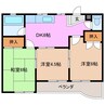 メゾン吉川 3DKの間取り