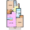 フィオーレ松本　B棟 2LDKの間取り
