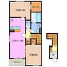 ルピナス　Ｃ 2LDKの間取り