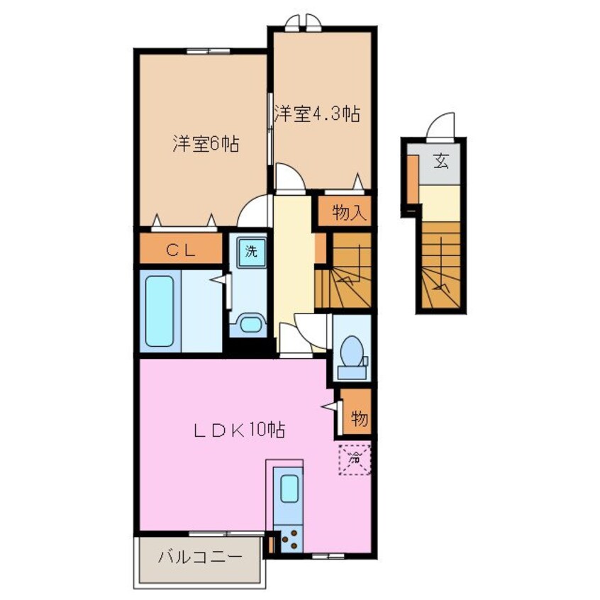 間取図 フォルビート　Ⅱ