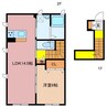 エクセレントSAIKI　C棟 1LDKの間取り