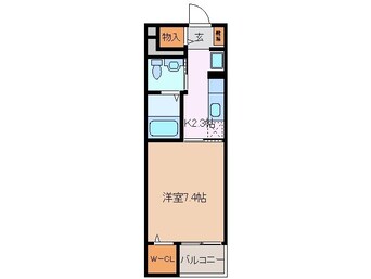 間取図 チェリーコート１１５